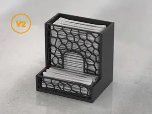Voronoi Q-Tips Dispenser V2 (Second Version)