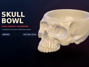 Skull Bowl/Organizer/Ashtray