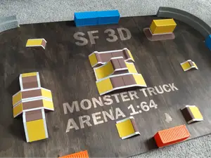 Monster Truck Arena for 1:64 Monster Trucks