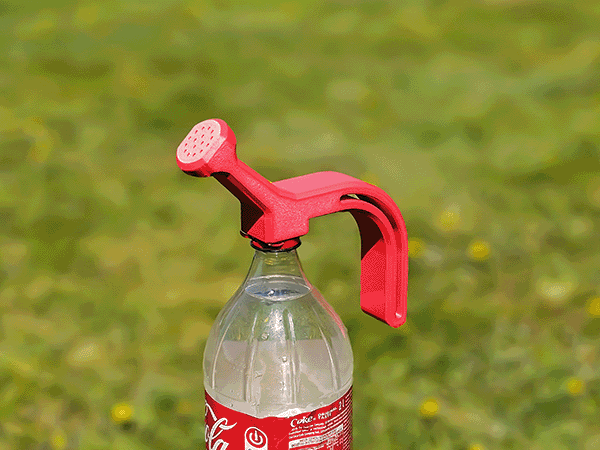 Full bottle watering spout (print in place)