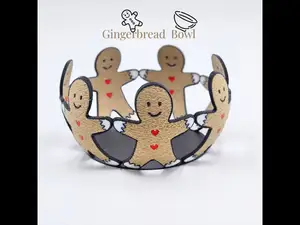 Gingerbread Man Bowl