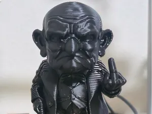 rude old man figure
