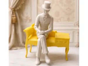 Victorian Gentleman on Chaise