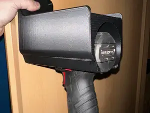 Akkuschrauber Halter 70mm und 60mm mit Akku Ablage