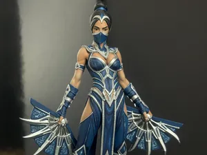 Kitana — Fan-Made Printable Miniature with Base