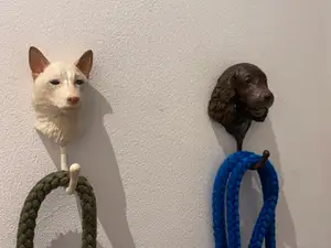 Wall Hooks Dog Head Shaped – Shiba Inu & Spaniel