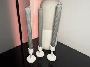 Minimalistische Kerzenständer für Stabkerzen
