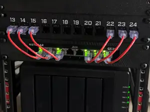 10" Rack NetGear GS308 Mount
