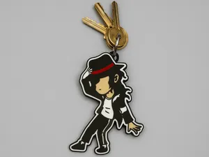 Michael Jackson Keychain