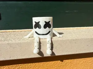 articulated marshmello mask