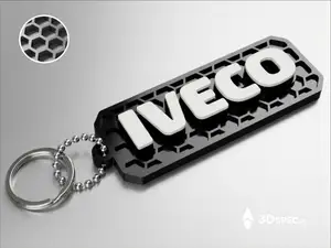 Iveco logo keychain