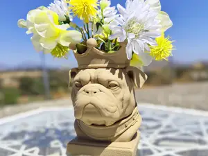 English Bulldog King – Toothpick Holder & Planter