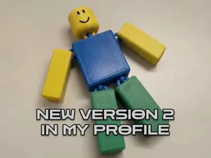 (DESCRIPTION!!!) Roblox Noob Ragdoll Figure V1