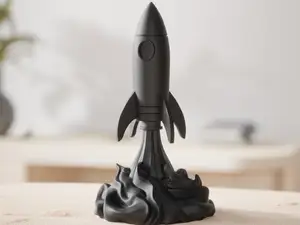 Futuristic Blastoff Rocket for Space Enthusiasts