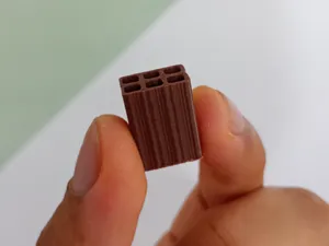 Tijolo de construção 6 furos - construction brick