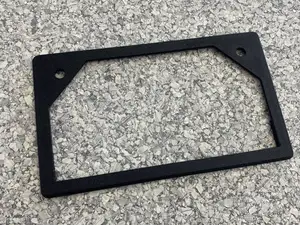Motorcycle License Plate Frame
