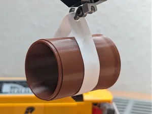 Real Concrete Pipes & Lifting Straps (Scale 1:45)