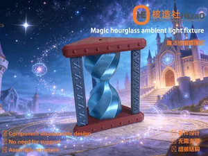 Magic hourglass ambient light fixture 魔法沙漏氛围灯