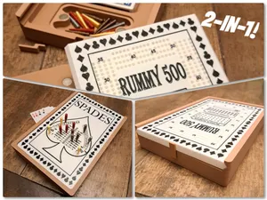2 Games, 1 Board: Rummy 500 and Spades