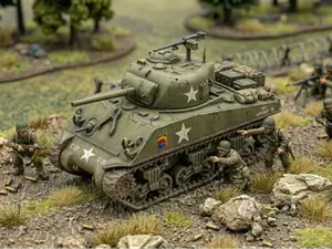 WW2 Tabletop Wargame - US Sherman Tank
