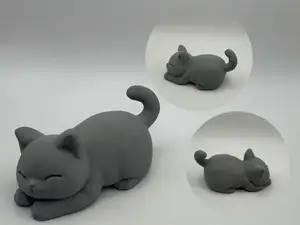 Cozy Loaf Cat – relaxed resting kitty