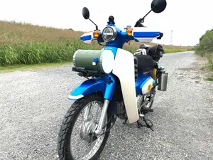 スーパーカブ110(JA44)フロントキャリア用 丸型フロントボックス