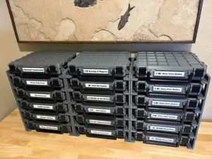 Gridfinity Rugged Box & Modular Expandable Shelves