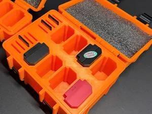 Rugged case 8x NP-FZ100 Batteries & 10x SD Cards