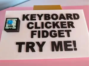 3x Vendor Market Keycaps Clicker Display Tester