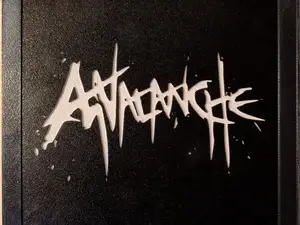 Avalanche Logo (fits 200x200 hueforge frame) FF7