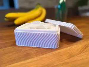 Wavy Wet Wipes Box