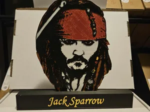 Jack Sparrow Portrait Display!