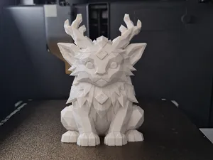 Low Polly Forest Guardian