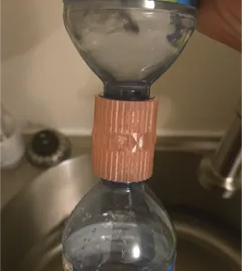 vortex bottle/water hourglass/Tornado in a Bottle
