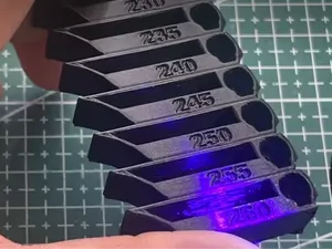 温度塔测试模型带视频教程 PETG PLA 耗材校准温度塔 校准耗材打印温度 进行温度适配