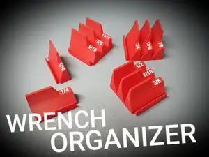 Snap-Fit Modular Wrench Organizer Holder