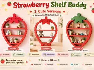 Personalized Strawberry Kids Shelf