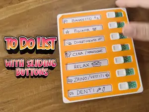 To do list with sliding buttons NO AMS