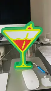 Cocktail Glass Shaped Lamp