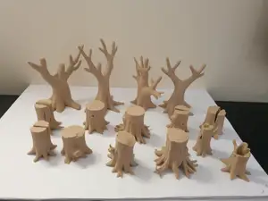 15 Stylized Trees & Stumps Set