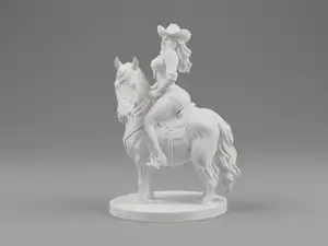 Sexy Cowgirl Rider – Western Style Figurine