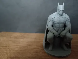 sitting Batman