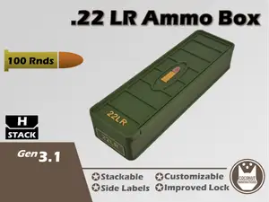 Ammo Storage Box 22LR 100 Rounds