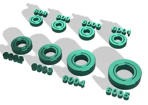 Print in place Bearing metric