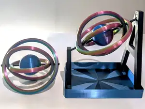 Atomic Desk Toy – Spinning Atom Pencil Holder