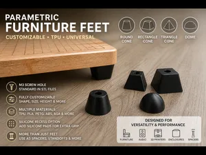 Parametric TPU / Universal Furniture Feet / Spacer