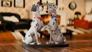 101 Dalmatians Figurines Pongo and Perdita