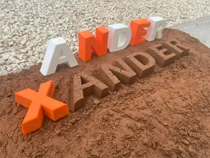 Alphabet & Numbers Sand Molds