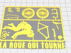 La roue qui tourne Business 3D card