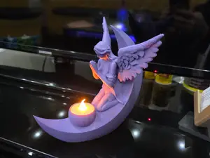 Angel Moon tealight